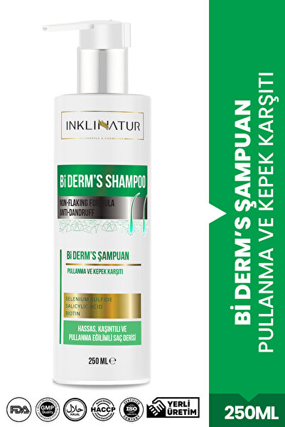 INKLINATUR LIFESTYLE & COSMETICS Bi Derm's Kepek Ve Kaşıntı Karşıtı Şampuan - Hassas Saç Derisi Bakımı