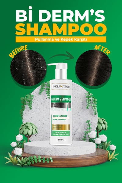 INKLINATUR LIFESTYLE & COSMETICS Bi Derm's Kepek Ve Kaşıntı Karşıtı Şampuan - Hassas Saç Derisi Bakımı