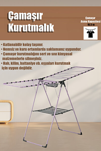 DAYSTONE Forte Metal Çamaşır Kurutmalık