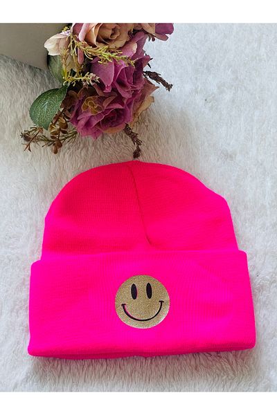 Selen Aksesuar Handmade Basic Printed Women's Beret