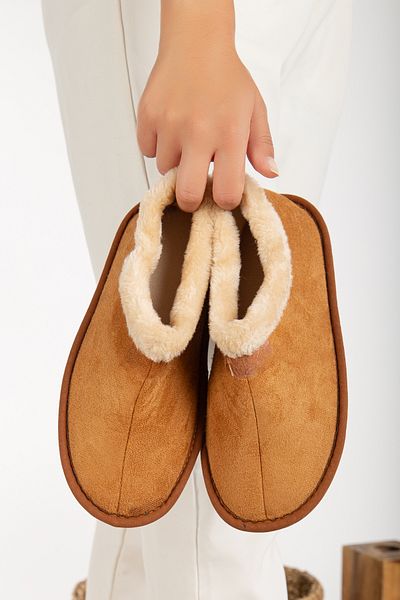 Slipcat Unisex βελούδινες μάλλινες χειμερινές παντόφλες Home Slippers