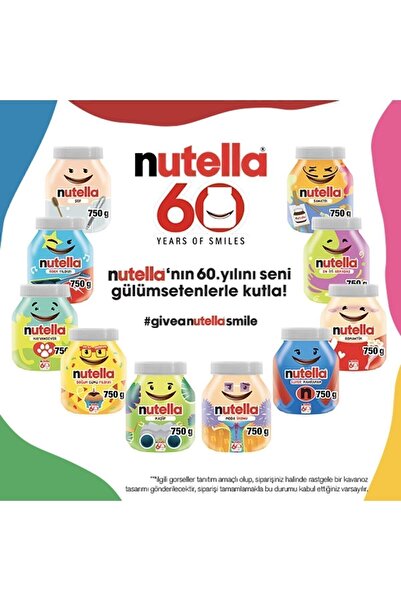 Nutella Kakaolu Fındık Kreması 750 gr