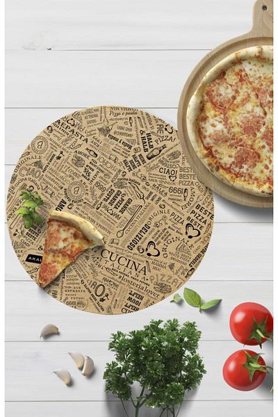 AkalBatu No15 36 Pieces Round Food Serving and Presentation Paper