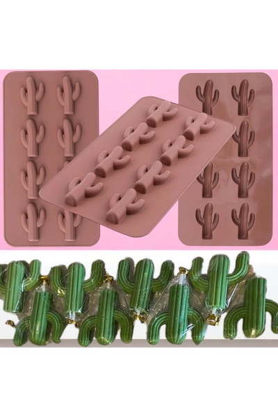 Silicolife صبار السيليكون - قالب الثلج والشوكولاتة