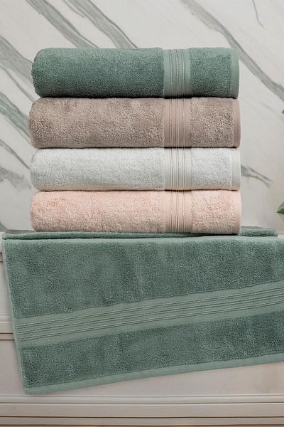 Altınbaşak Maxwel Bath Towel - Bamboo Assortment