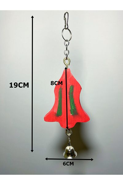 Ciko Kafes Bird Toy with Bell Figure