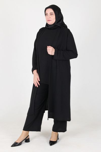 sefamerve Arya Ayrobin Large Size Σετ 3 τεμαχίων 2615-10 Μαύρο