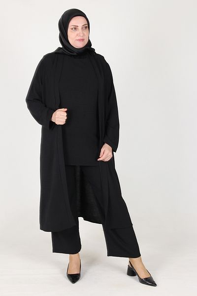 sefamerve Arya Ayrobin Large Size Σετ 3 τεμαχίων 2615-10 Μαύρο