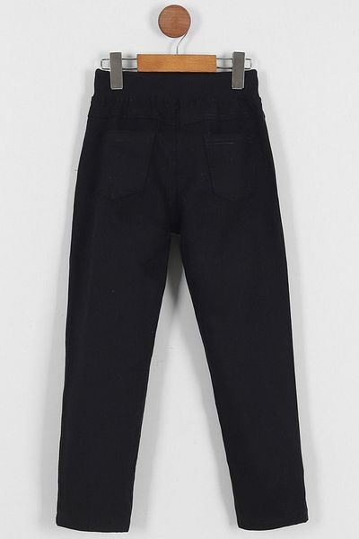 Pollito Boys' Woven Elastic Waist School Pants