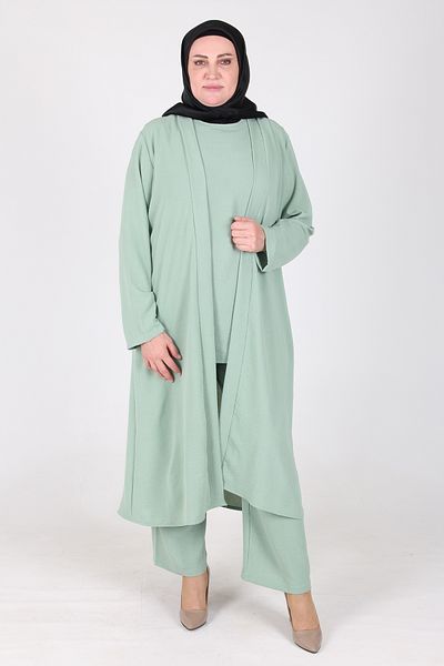 sefamerve Arya Ayrobin Large Size Σετ 3 τεμαχίων 2615-11 Mint Green