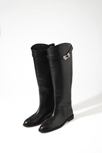 5in1Canpolat Black Classic Riding Boots 23556