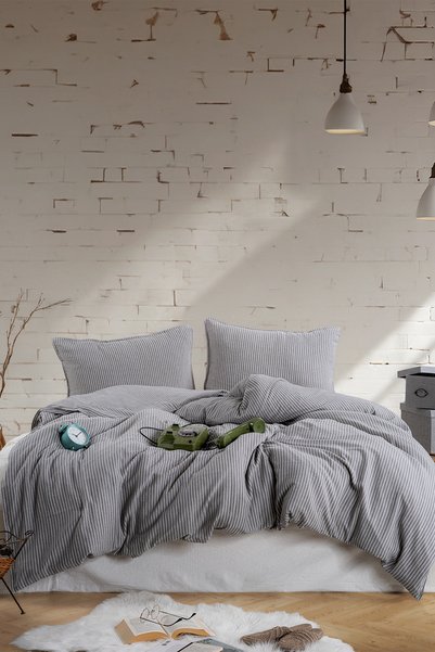 Befera Design Sienna 100% Cotton Double Washed Yarn Paint Duvet Cover Set