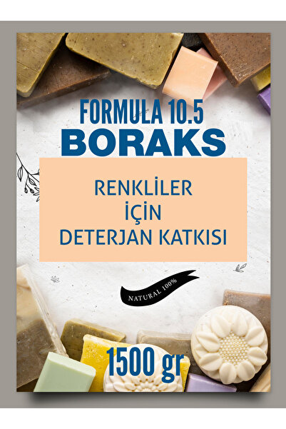 FORMULA ONBUÇUK Saf Boraks Toz RENKLİLER için DETERJAN Katkısı 1500 gr