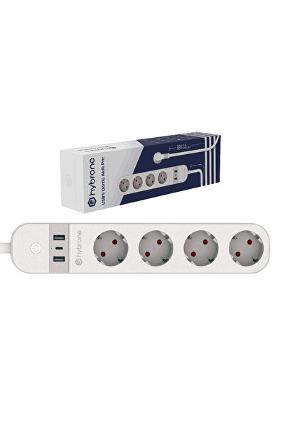 Hybrone مقبس واي فاي ذكي رباعي 16A |   حماية من التيار الكهربائي، تحكم عن بعد...