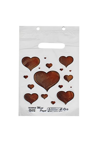 TiriStore Tiri Store Printed White Mixed Pattern Hand Snap Block Bag 0 No 20X30Cm 5000Pcs Mixed Color