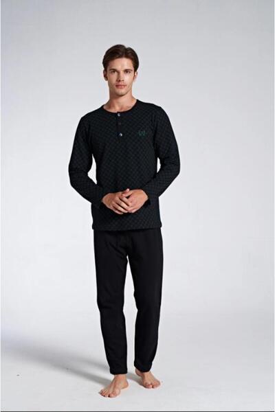 Pijadore Ανδρικές πιτζάμες μακρυμάνικης νέας σεζόν 2025-1750