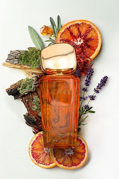 Imprime عطر Flâner Edp النسائي 50 مل - شرقي، زهري، حمضيات، لافندر، زعفران، حكيم، كهرماني، سيدار