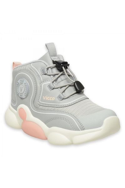 Vicco 946.P24K434 Vento Booties Lighted Phylon Gray Kids Boots
