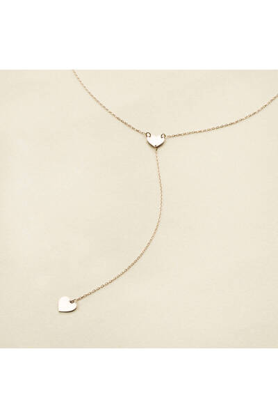 MİNİMAL Minimal kolye ALTIN kalp kolye "Clara"