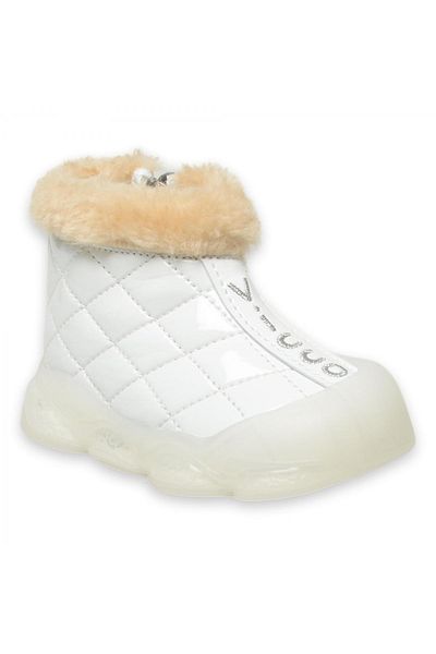 Vicco 946.E24K.422 Poppy Ii First Step Lighted White Girl's Boots