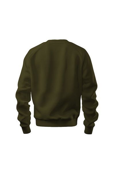 Zec Style Φούτερ με 3 κλωστές με μαλλί Good Vibes Written Fleece Oversize