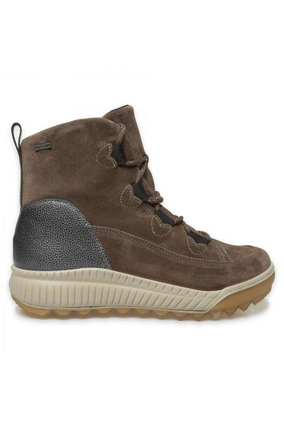 Legero Леки ботуши с връзки Gore-tex в цвят опушен велур
