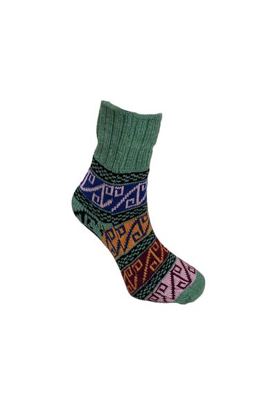LOOKSOCKS Чорапи Look Унисекс Ръчно Плетени Многоцветни Вълнени Чорапи Look 3 Чифта