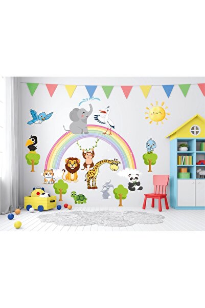 GSticker ملصق حائط لغرفة الأطفال، ديكورات حائط لرياض الأطفال