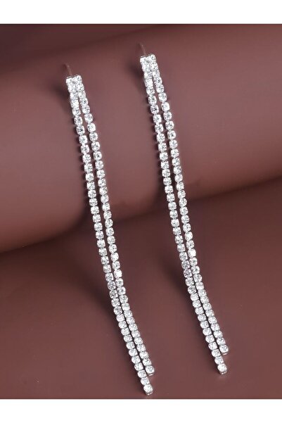 Mach Women's Diamond Stone Earrings