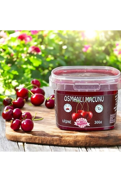 ŞEKERCE Osmanlı Macunu Vişneli 300 gr Doğal Meyveli
