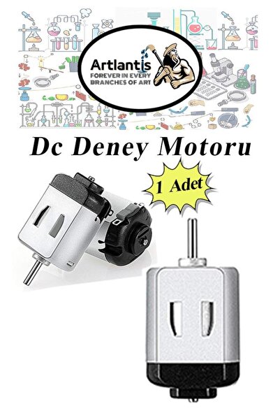 Artlantis Deney Motoru 3 Volt 1 Adet 3v - 6 v Dc Yüksek Devir Dinamo Motoru O...