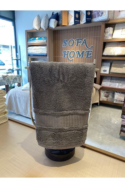 Özdilek 100% Cotton Colourist Anthracite Towel (50X90)
