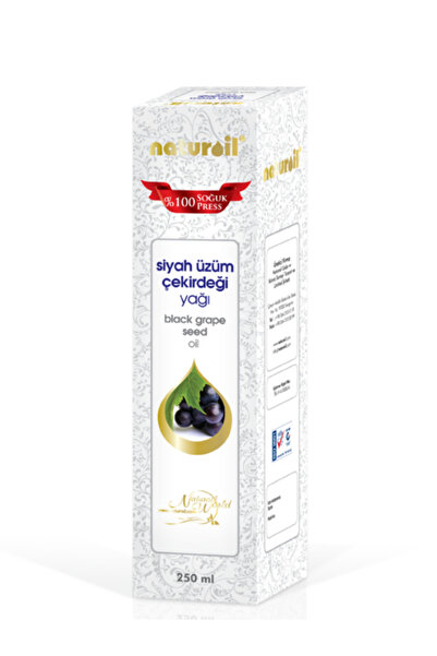 Naturoil Siyah Üzüm Çekirdeği Yağı (SOĞUK PRES) 250 ml