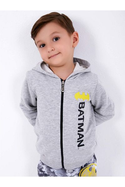 Batman طقم بدلة رياضية بغطاء للرأس للأولاد
