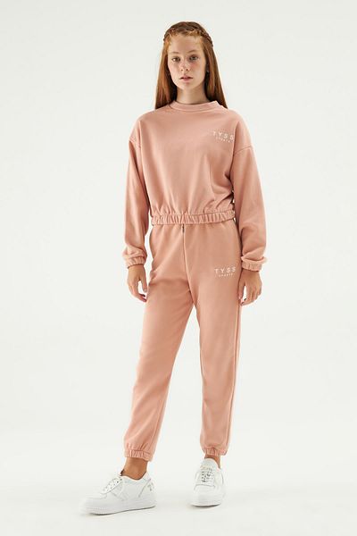 Tyess Bg Store Girl Powder Sweatshirt 22pfwtj4401