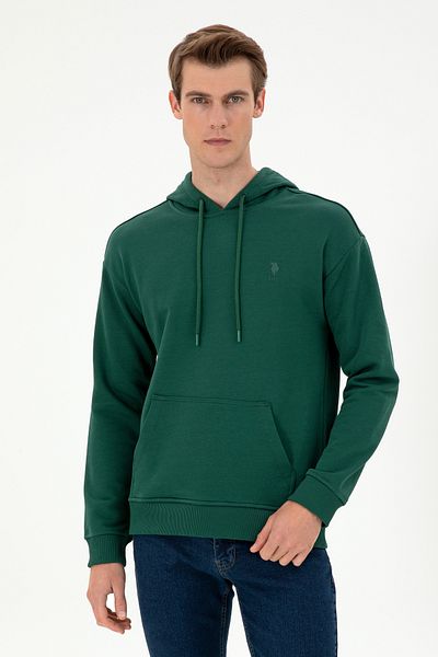 U.S. Polo Assn. Men's Dark Green Basic Sweatshirt 50298271 -Vr079