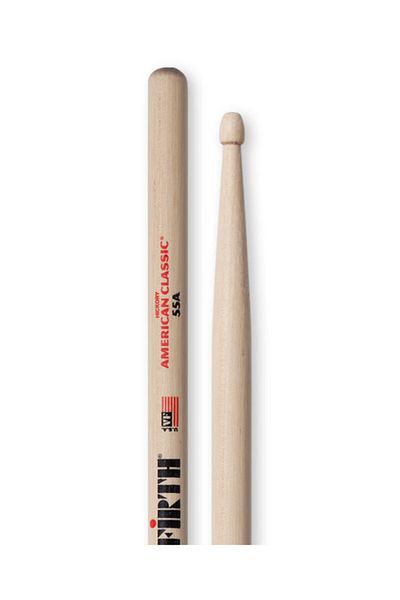 Ziya Dijital Hickory Vicfırth 55a - Medium T-Bagette (PAIR), 0.580"x16" Wood