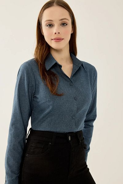 Hiccup Cămașă slim fit, cu nasturi, în carouri