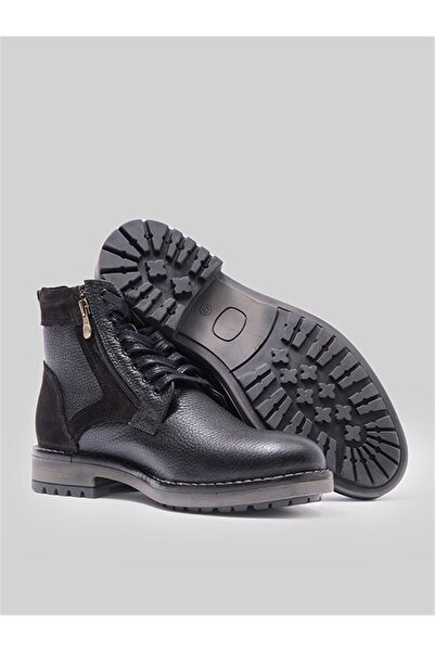 Slope Ανδρικές μπότες από γνήσιο δέρμα - Ανθεκτικές στο νερό και στο κρύο, αντιολισθητική σόλα 738