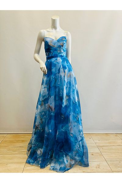 Regard ROCHIE DE SEARĂ IMPRIMATĂ CU MODEL ORGANZA