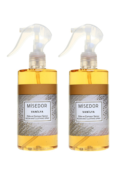 Misedor 2 Li Set Vanilya Oda Kokusu Ve Çamaşır Spreyi 330 ml