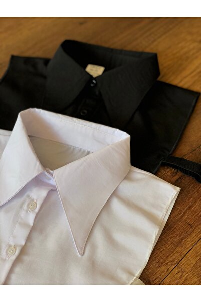 mirach Pack of 2 - Shirt with Sharp Neckline Neck Collar and Elastic Poplin Sweater