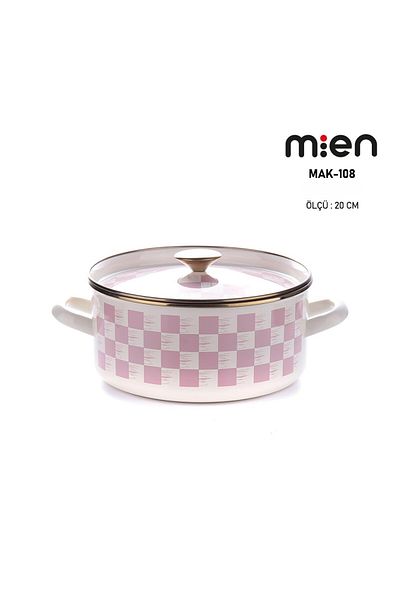 MİEN Mien Dama Decor Enamel Pot 20cm