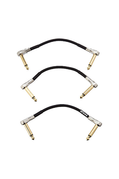 BOSS Bpc-4-3 3lü Paket 10cm Patch Pedalboard Kabloları
