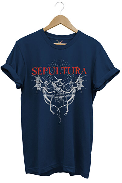 WİDİ UNISEX Sepultura Cavalera Metal Rock Muzika Brazil Muzika Štampano 100% ...