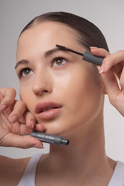 Alix Avien Brown Pigmented Eyebrow Fixing Mascara - Waterproof, Lasting Effect, Eyebrow Mascara 801