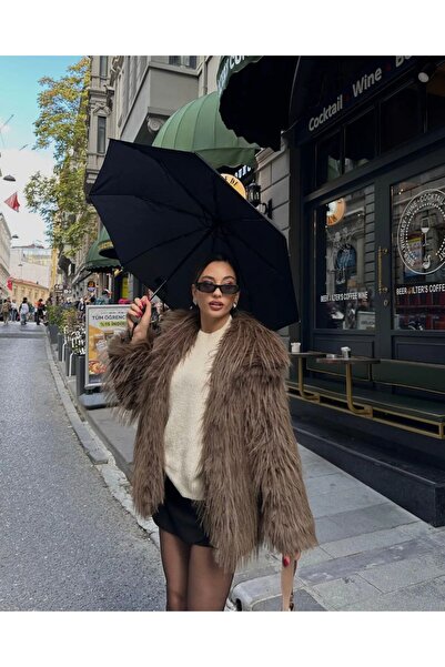 SUXİRCNHTMTS Дълга джобна детайлна вносната кожена яке