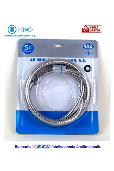 AR Eca Blisterli 150cm Paslanmaz Duş Hortumu Fleks Spiral