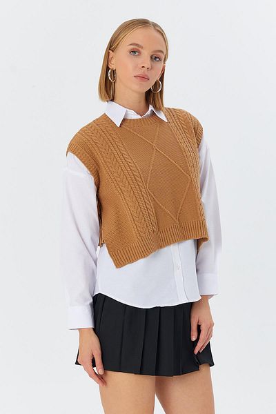 Shopping Shop Biskuvi Laced Sweater