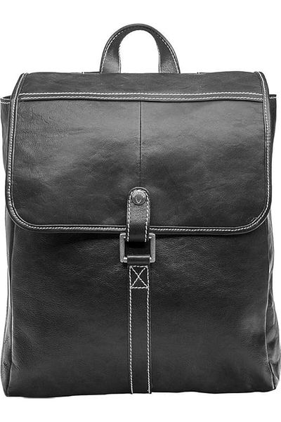 Hidesign Beaumont Backpack – Premium Black Leather, Stylish & Durable for Work & Travel
